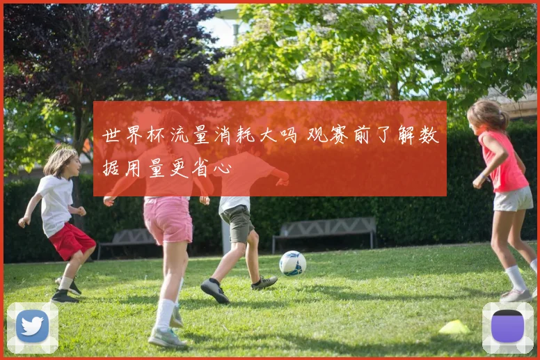 世界杯流量消耗大吗 观赛前了解数据用量更省心