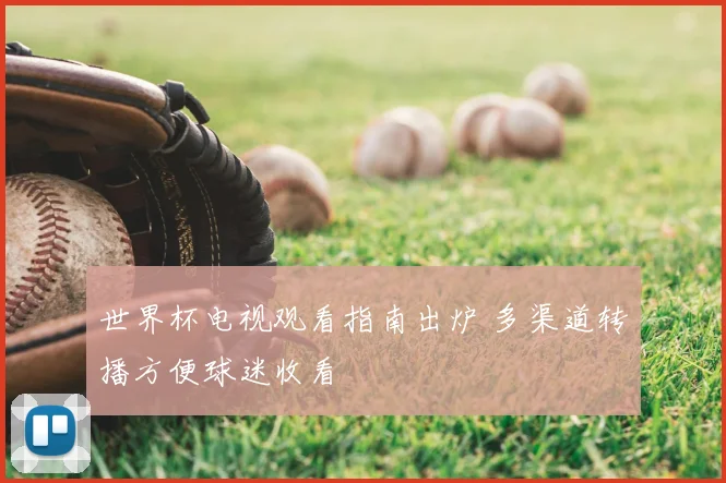 世界杯电视观看指南出炉 多渠道转播方便球迷收看